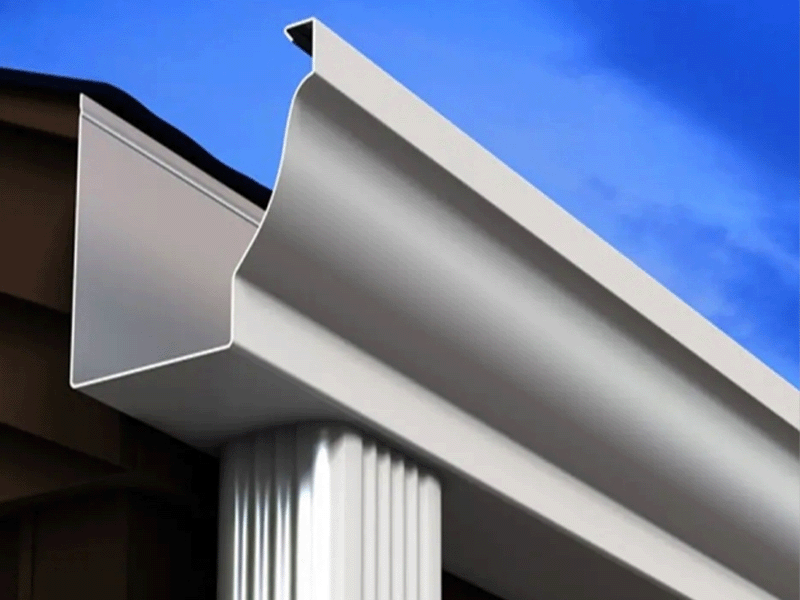 Color-coated aluminum for Gutter .3